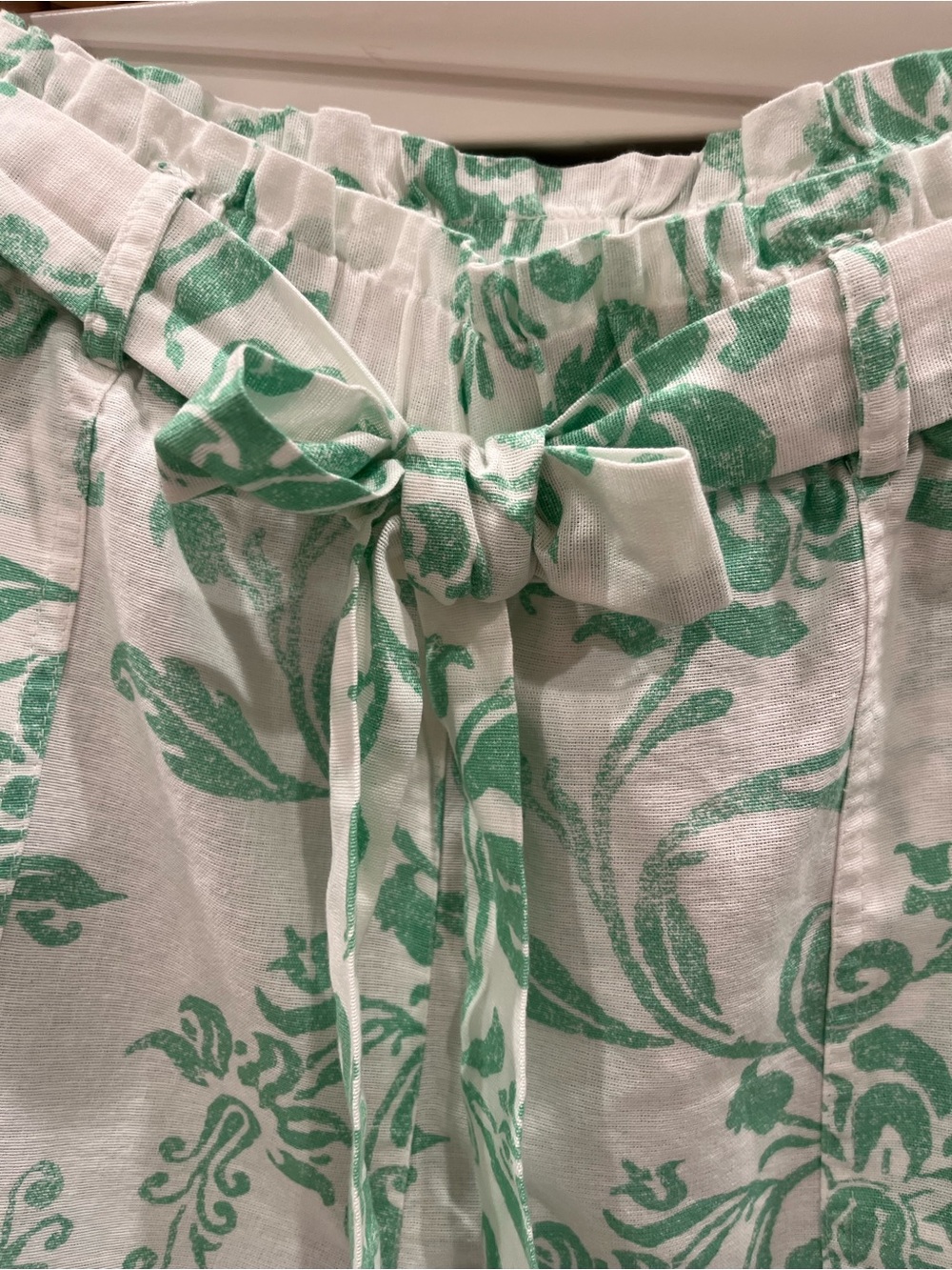 Lucky Brand White Tank with Seafoam Green Floral Print - Picture 7 of 11